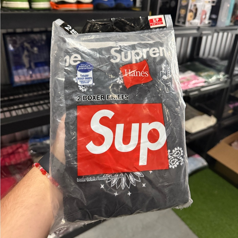 Supreme Black Boxer Briefs